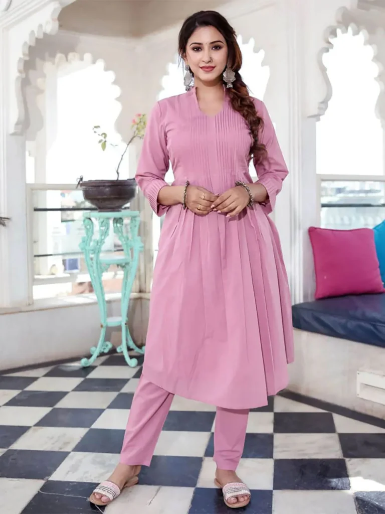 solid plain kurti