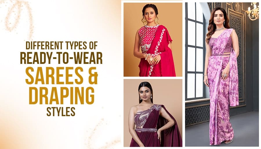 fusion drapes & pre stitched sarees